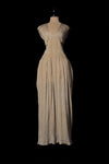 Mutedance 25 Spring/Summer Deep V-neck Pleated Dress MD-MD25SS24-BEIGE